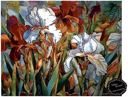 Beautiful white flower Fine Tapestry Jacquard Woven Wall Hanging Art Decor