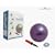 Home4physio Exercise Ball - 55cm (Purple) with DVD and Double Action Hand Pump