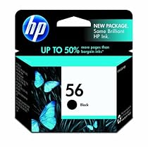 Original HP 56 Black Ink Cartridge in Retail Packaging