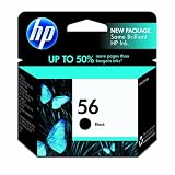 HP 56 Black Ink Cartridge in Retail Packaging (C6656AN#140) ~ HP