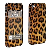Apple iPhone 4 or 4s Full Body Decal Vinyl Skin - Yellow Cheetah By SkinGuardz