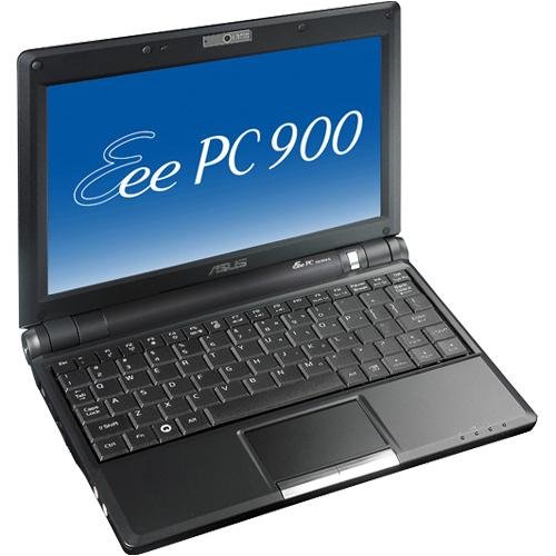 ASUS Eee PC 900 8.9-Inch Netbook (Intel Mobile Processor, 1 GB RAM, 16 GB Solid State Drive, Linux, 4 Cell Battery) Galaxy Black