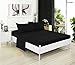 Crescent Tailored Comfy Easy Care Pillow Sham Standard (Black)