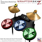 Radioactive Colors Skin by WraptorSkinz fits Guitar Hero 4 World Tour Drum  ....