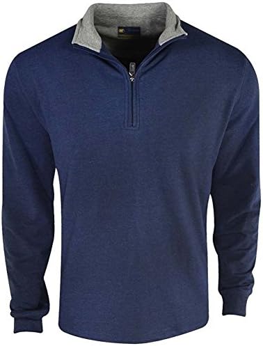 Jack Nicklaus Golf- Terry Long Sleeve 1/4 Zip Mock