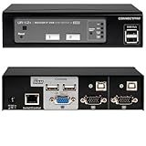 ConnectPRO UR-12+PLUS USB 2-port KVM Switch with DDM, Includes Cables