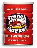 French Market Coffee & Chicory, City Roast(Dark Roast), 16-Ounce Cans (Pack of 3) by French Market Sale
