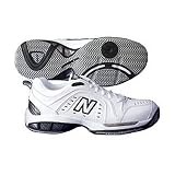 Men's New Balance MC803W (D) Tennis Shoe - White/Black - Wide (10)