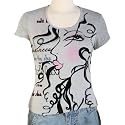 Jessie G. Women's Printed Scoop Neck Tee