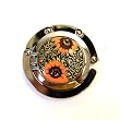 Designer Collection Embossed Mirrored Purse Hook, Sun Flowers