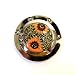 Designer Collection Embossed Mirrored Purse Hook, Sun Flowers