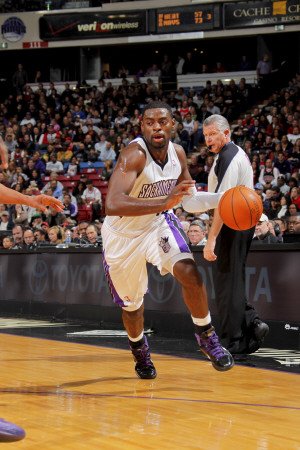 Chicago Bulls v Sacramento Kings: Tyreke Evans Sports Photographic Poster Print by Rocky Widner, 24x36