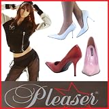 ハイヒール パンプス Pleaser (FOXY01) 美脚 ポインテッドトゥ エナメル ピンヒール 予約受付中