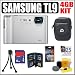 Samsung TL9 10.2MP Digital Camera (Silver) + 4GB Accessory Kit