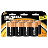 Duracell Coppertop Batteries D, 8-Count