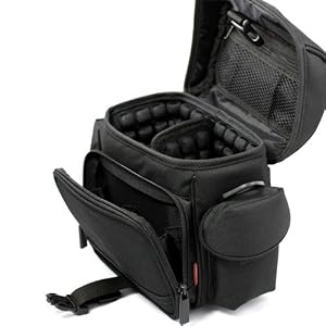 Panasonic SDR-S7 Camcorder High Tech CaseCrown High Tech Air Cell Case and Air Cell Shoulder Strap (XS)