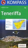 Kompass Karten, Teneriffa: Wander- , Bike-, Freizeit- und Stra�enkarte. GPS.