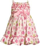 Bonnie Jean Girls 2-6x White Ground Sundress