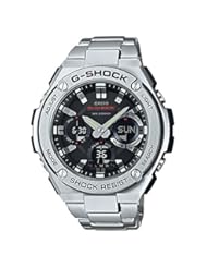 Watch: G-Shock Mens G-Steel Watch, Stainless Steel/Black, One Size - G-Shock-Men's