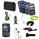CrazyOnDigital 16-item Accessories Bundle for Blackberry 9700 9780. Bonus W ....
