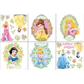 Princess Magical Garden Self-Stick Decorating Kit