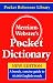 Books : Merriam-Webster's Pocket Dictionary