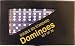 Double Six Standard Dominoes Set of 28-Black Case with Blue Tiles