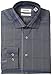 Calvin Klein Men's Slim Fit Non Iron Grey Stripe