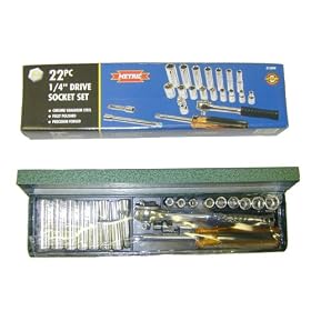 KR Tools H31209 Pro Series 22-Piece 1 4-Inch Drive Metric Socket Set by KR Tools