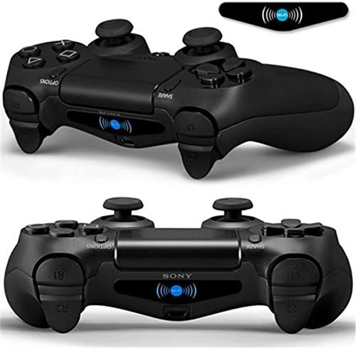 Logos Pair of Designer Vinyl Sticker Decal for PS4 LED Light Bar (Wi Fi Emitting Signal Waves Beam)