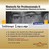 Weiter zu: Rhetorik f�r Professionals II - Souver�nes Auftreten in Pr�sentationen, Diskussionen und Interviews (Audio-Coaching 6 CDs)