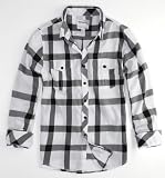 Warp And Weft Bear Plaid Woven Shirt