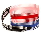 L. Erickson USA Ribbon Headband - Checkmate