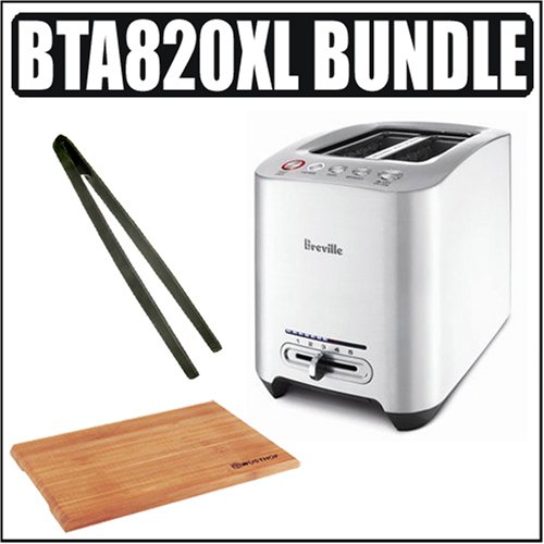Breville BTA820XL Die-Cast 2-Slice Smart Toaster w/ Untensil Bundle
