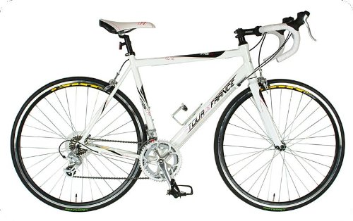 Tour De France Stage One Elite Bike (White/Black, 700C X 43 cm)