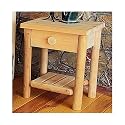 Cedar Log Night Stand