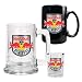 New York Red Bulls MLS 15oz Tankard, 15oz Ceramic Mug & 2oz Shot Glass Set - Primary Team Logo