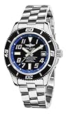 Breitling Mens A1736402/BA30SS Superocean Abyss Black and Blue Dial Watch