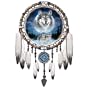 Dreams Of The Wild Wolf Art Native American-Style Dreamcatcher Wall Decor by The Bradford Exchange