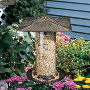 12 Pinecone Tube Feeder French Bronze