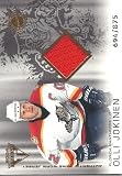 Olli Jokinen 2003-04 Private Stock Titanium Game Used Jersey Card 694/875 Florida Panthers