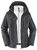 VAUDE Damen Doppeljacke Glencoe 3in1, steelgrey, 34
