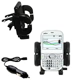 PalmOne Palm Treo 500 Auto Vent Holder with Car Charger - Uses Gomadic TipExchange