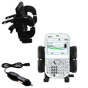 Click here to buy PalmOne Palm Centro Auto Vent Holder with Car Charger - Uses Gomadic TipExchange by Gomadic for the PalmOne Palm Centro.