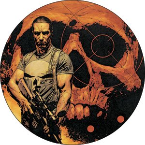  Marvel Comics The Punisher Fire Skull Button B-1766