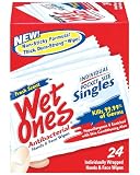 Wet Ones Singles Antibacterial Hands & Face Wipes - Fresh Scent: 24 Count