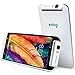 Indigi® Unlocked 5.5in 3G Wireless Rotating Selfie Camera Android 4.4 OS Smart CellPhone - White