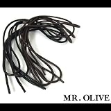 【MROLIVE(ミスターオリーブ)】ポストマンブーツ用丸紐　シューレース ブラウン