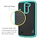 LG K10 Case, LG Premier LTE Case, DGtle [Drop Protection] Armor Hybrid Defender Shockproof Protective Case Cover For LG K10 / LG Premier (Mint + Black)