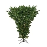 5' Pre-Lit American Upside Down Artificial Christmas Tree - 450 Clear Lights